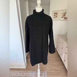 J. Crew Black City Coat
